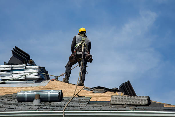 Professional Roofing technician working in Fort Howard, MD